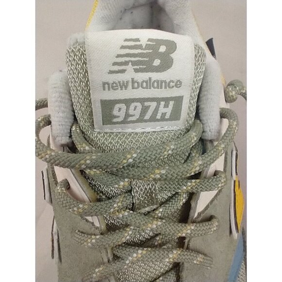 New balance 997H Men's Shoes Size 7 Blue Olive Yellow Sneakers - Picture 12 of 13